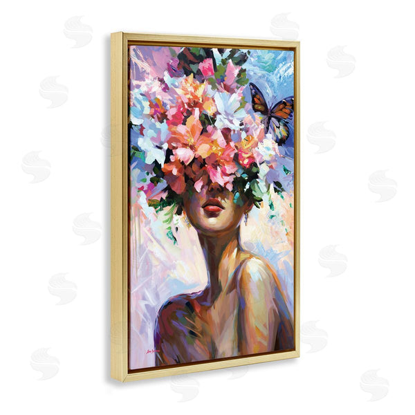 Stupell Industries Leon Devenice | Surrounded By Florals Wall Art