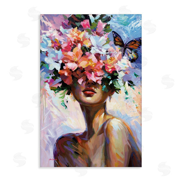 stupell industries Leon Devenice | Surrounded By Florals Wall Art