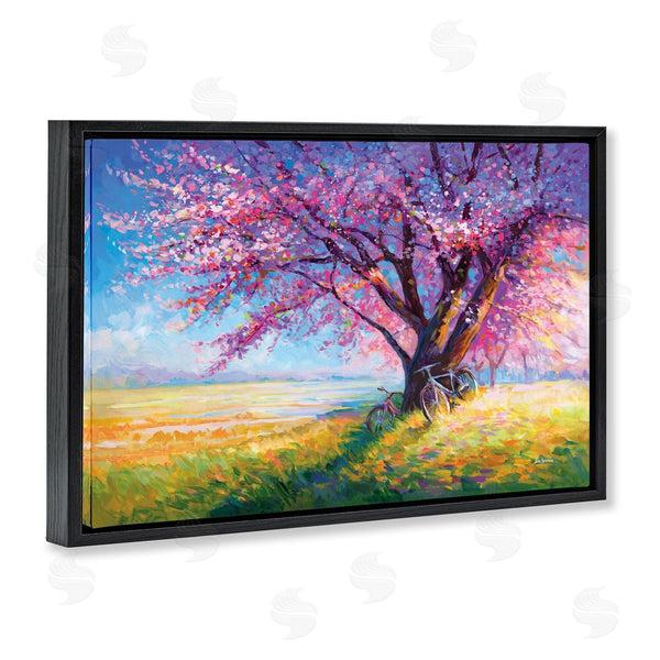 Stupell Industries Leon Devenice | Sweet Romance Of Cherry Blossom Trees