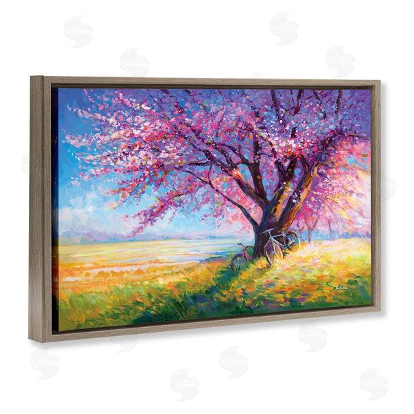 Stupell Industries Leon Devenice | Sweet Romance Of Cherry Blossom Trees