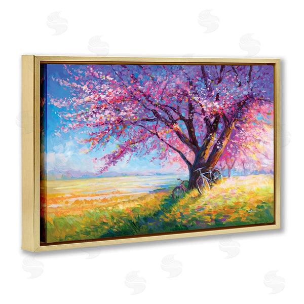 Stupell Industries Leon Devenice | Sweet Romance Of Cherry Blossom Trees