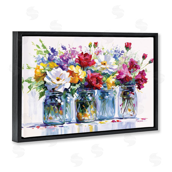 Stupell Industries Leon Devenice | Vibrant Floral Impressions