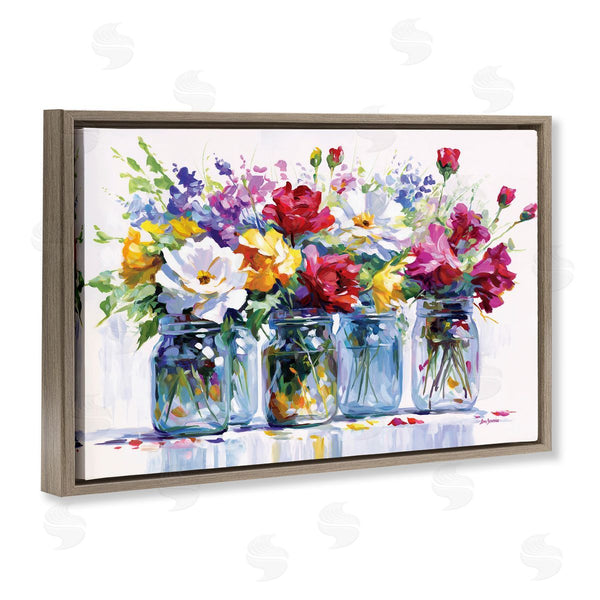 Stupell Industries Leon Devenice | Vibrant Floral Impressions