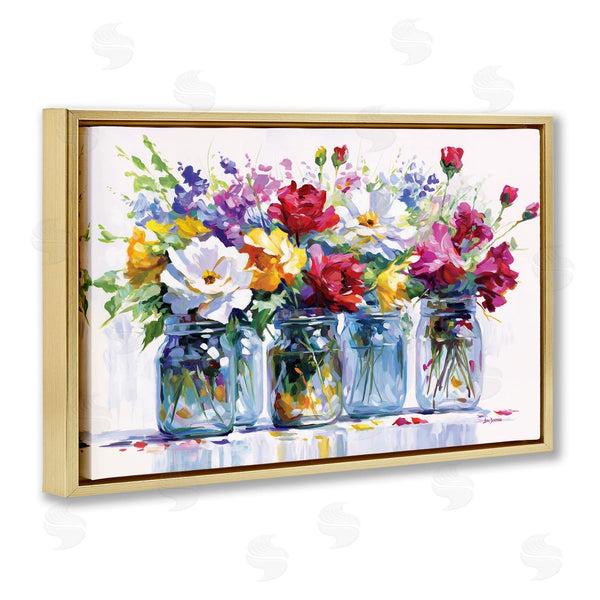 Stupell Industries Leon Devenice | Vibrant Floral Impressions