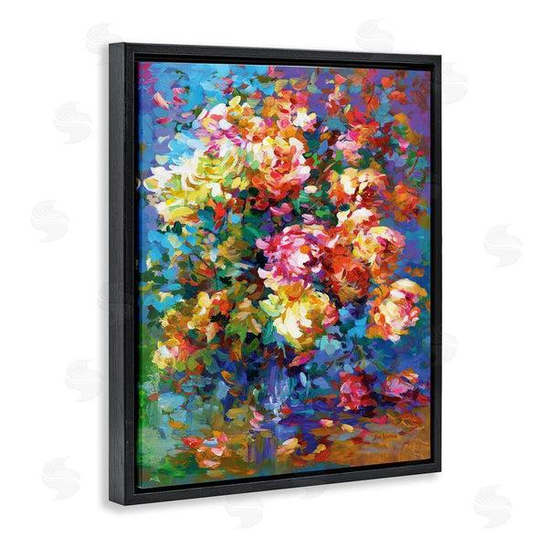 Stupell Industries Leon Devenice | Vibrant Flowers In A Vase Wall Art
