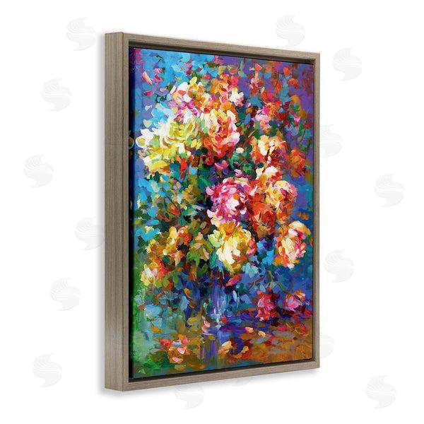 Stupell Industries Leon Devenice | Vibrant Flowers In A Vase Wall Art