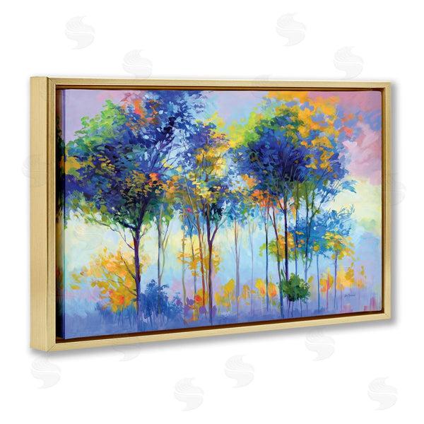 Stupell Industries Leon Devenice | Vibrant Tranquil Trees