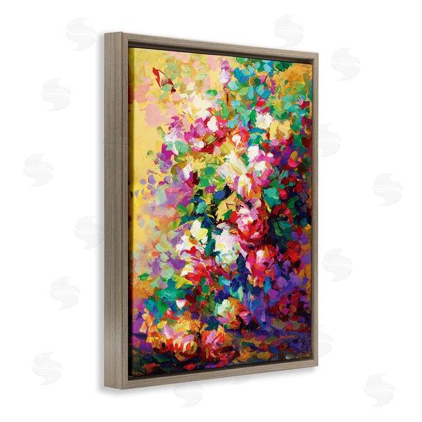 Stupell Industries Leon Devenice | Vivid Abstract Roses Wall Art