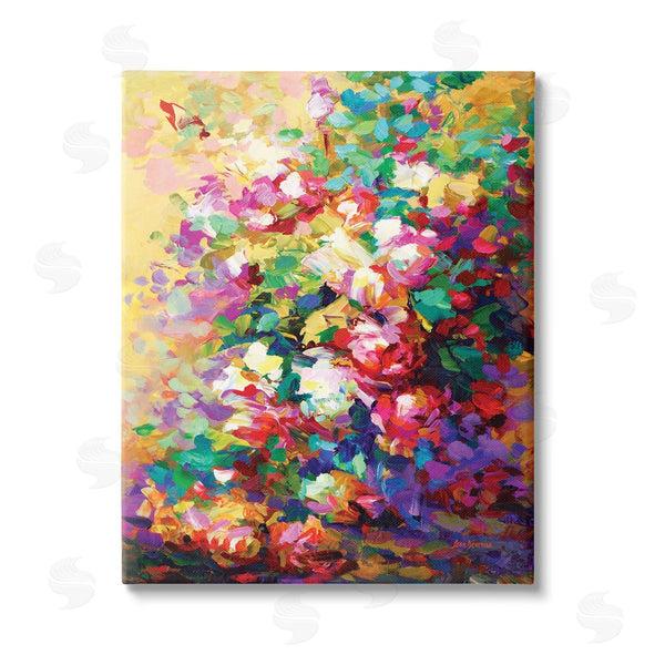 stupell industries Leon Devenice | Vivid Abstract Roses Wall Art