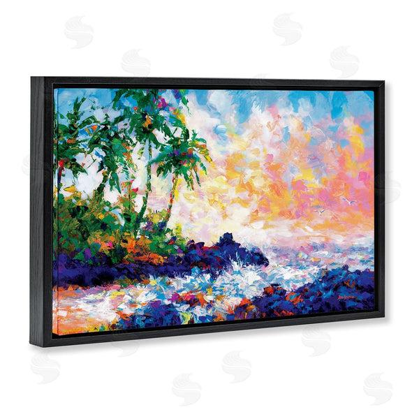 Stupell Industries Leon Devenice | Waves On Tropical Beach