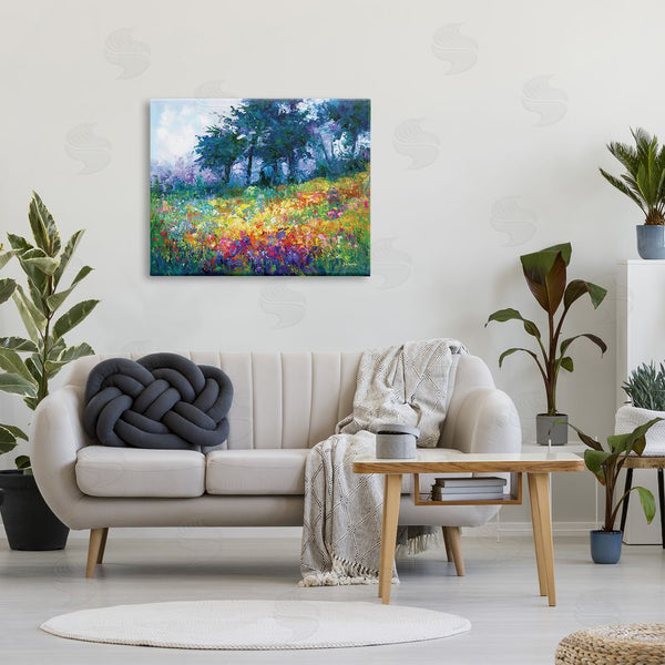 Stupell Industries Leon Devenice | Wildflowers In Bloom Meadow Wall Art