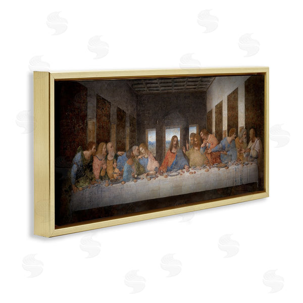 Stupell Industries Leonardo Da Vinci | Last Supper Religious Classical Painting