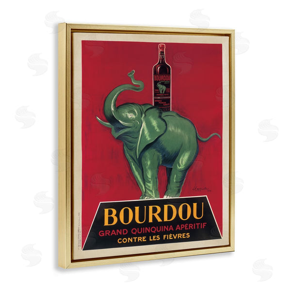 Stupell Industries Leonetto Cappiello | Bourdou Vintage Elephant Advertisement