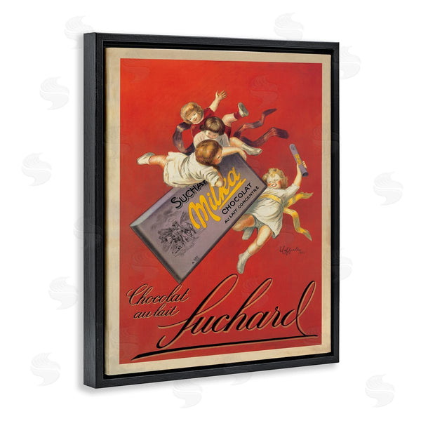Stupell Industries Leonetto Cappiello | Chocolat Au Lait Vintage European Advertisement Wall Art