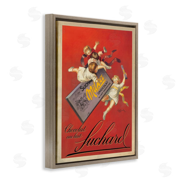 Stupell Industries Leonetto Cappiello | Chocolat Au Lait Vintage European Advertisement Wall Art