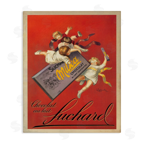 stupell industries Leonetto Cappiello | Chocolat au Lait Vintage European Advertisement Wall Art