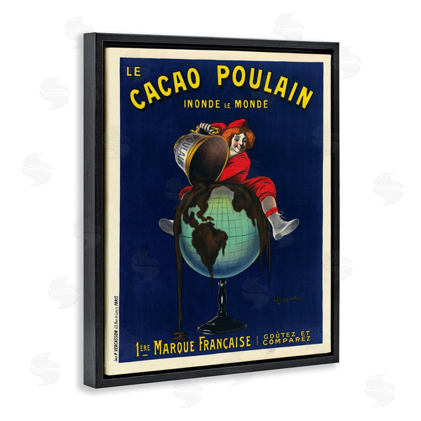 Stupell Industries Leonetto Cappiello | Vintage Cacao Chocolate Advertisement Parisian Dessert