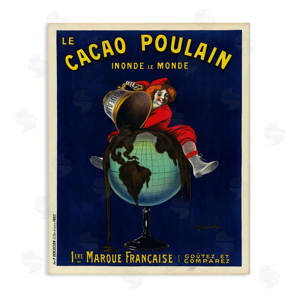 stupell industries Leonetto Cappiello | Vintage Cacao Chocolate Advertisement Parisian Dessert