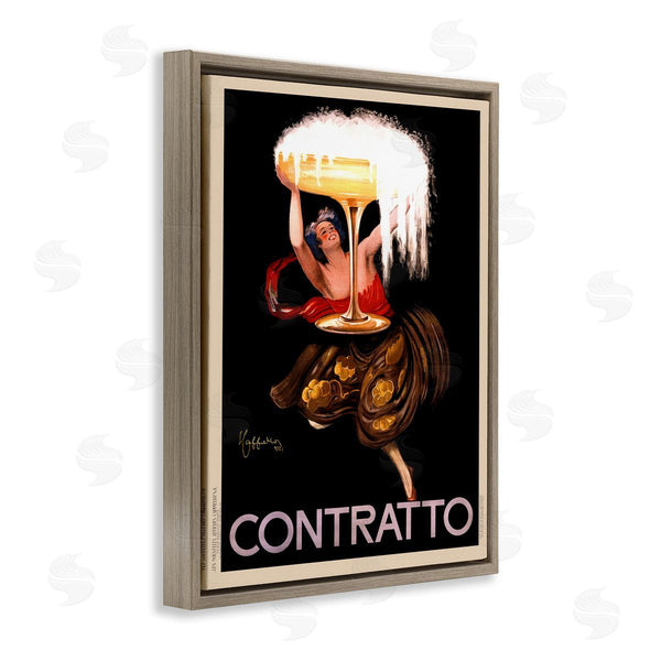 Stupell Industries Leonetto Cappiello | Vintage Contratto & Woman