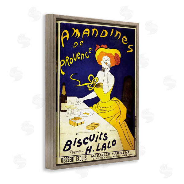 Stupell Industries Leonetto Cappiello | Vintage Parisian Amandine's Biscuits European Advertisement