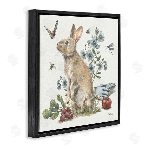 Stupell Industries Leslie Trimbach | Garden Patch Bunny