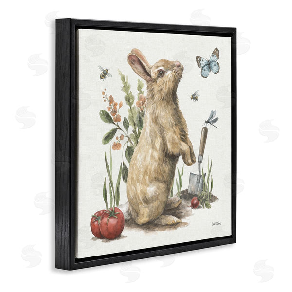 Stupell Industries Leslie Trimbach | Garden Patch Rabbit