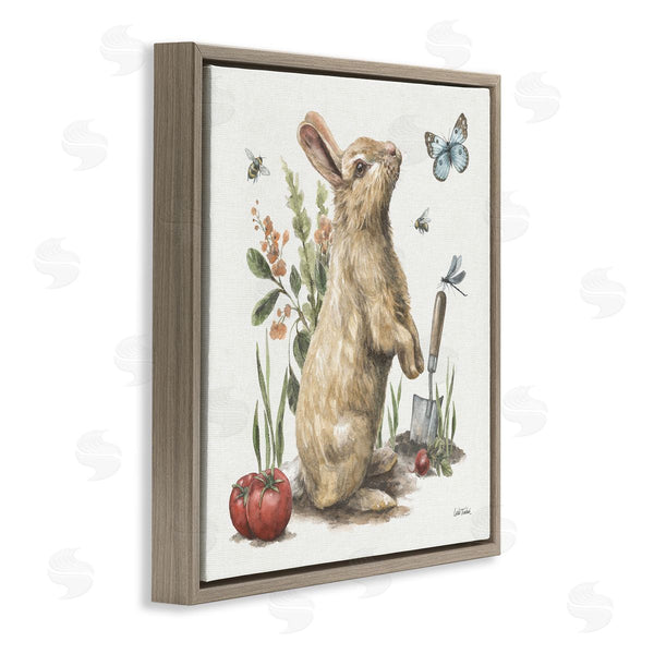 Stupell Industries Leslie Trimbach | Garden Patch Rabbit