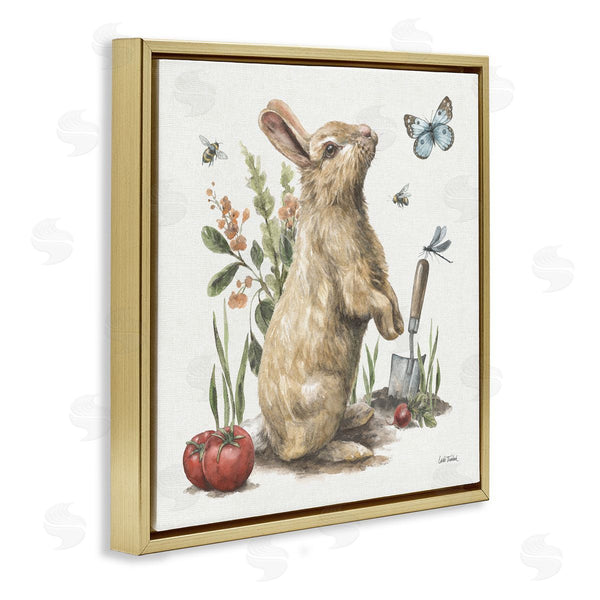 Stupell Industries Leslie Trimbach | Garden Patch Rabbit