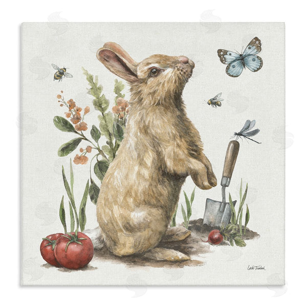 stupell industries Leslie Trimbach | Garden Patch Rabbit