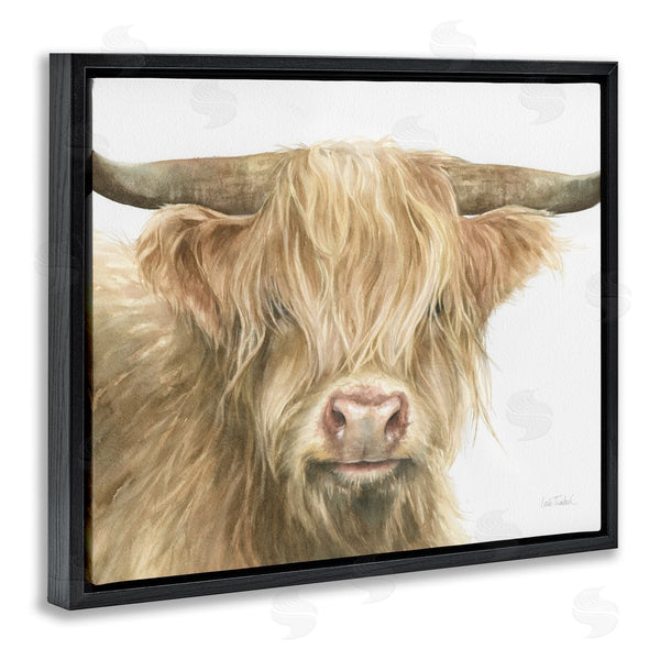 Stupell Industries Leslie Trimbach | Longhorn Cattle Painting