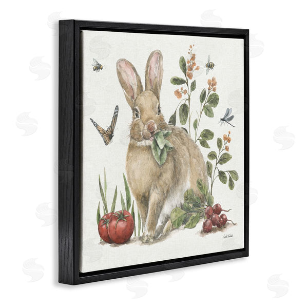 Stupell Industries Leslie Trimbach | Rabbit And Butterfly Garden