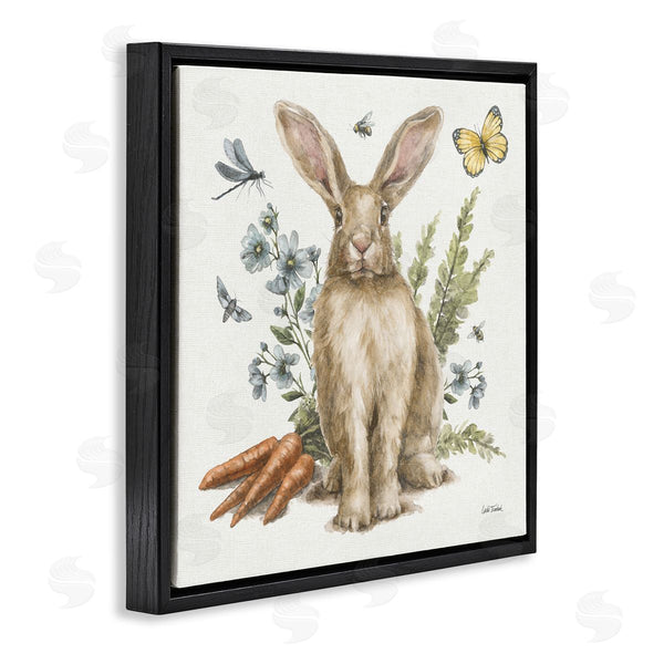 Stupell Industries Leslie Trimbach | Rabbit And Garden Patch