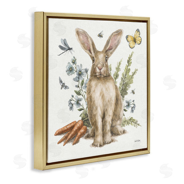 Stupell Industries Leslie Trimbach | Rabbit And Garden Patch