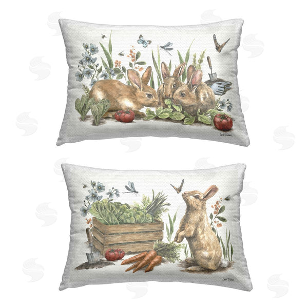 Stupell Industries Leslie Trimbach | Rabbit Vegetable Garden Party