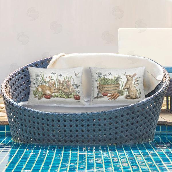 Stupell Industries Leslie Trimbach | Rabbit Vegetable Garden Party