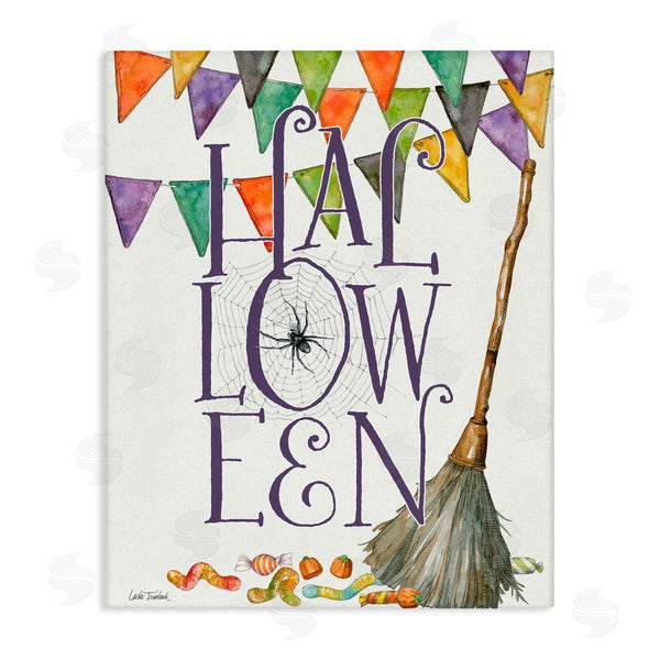 stupell industries Leslie Trimbach | Spellbound Halloween Broom