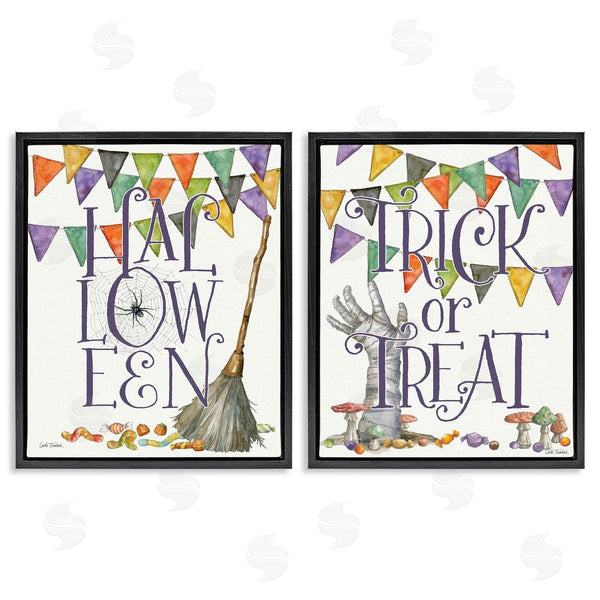 Stupell Industries Leslie Trimbach | Spellbound Halloween Phrases