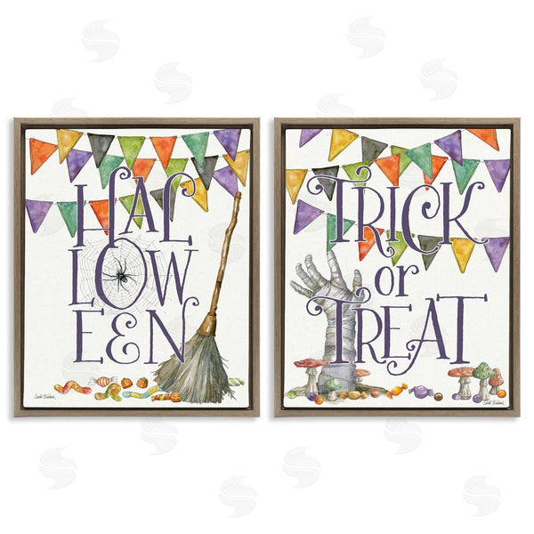 Stupell Industries Leslie Trimbach | Spellbound Halloween Phrases