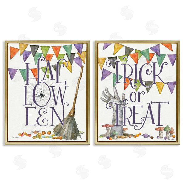 Stupell Industries Leslie Trimbach | Spellbound Halloween Phrases