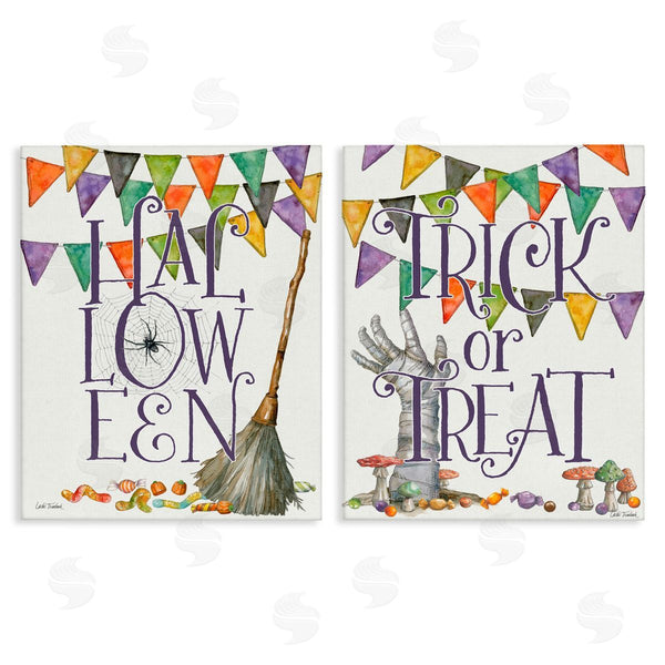 stupell industries Leslie Trimbach | Spellbound Halloween Phrases