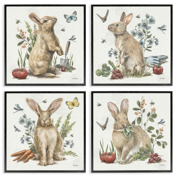 Stupell Industries Leslie Trimbach | Spring Woodland Rabbits Wall Art