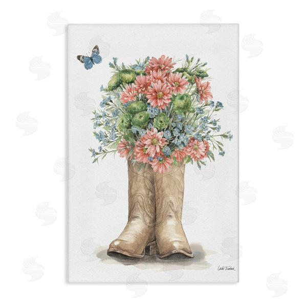 stupell industries Leslie Trimbach | Western Wildflower Boots