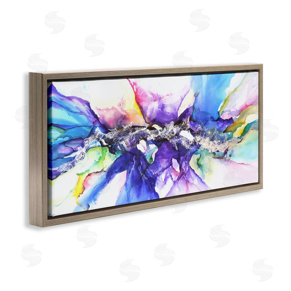 Stupell Industries Leticia Herrera | Abstract Rainbow Splash Design Wall Art