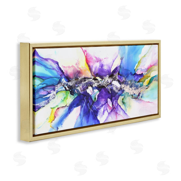 Stupell Industries Leticia Herrera | Abstract Rainbow Splash Design Wall Art