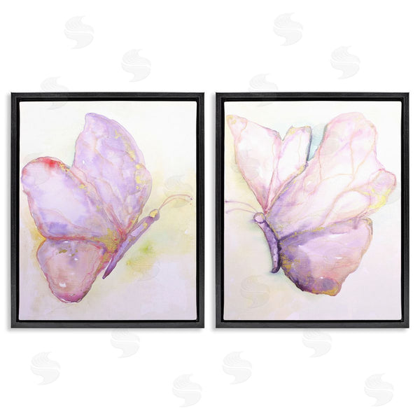 Stupell Industries Leticia Herrera | Girls Glam Butterfly Wings