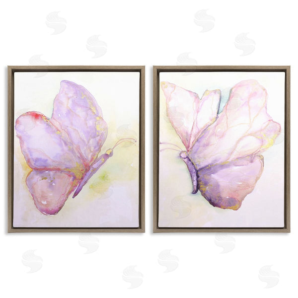 Stupell Industries Leticia Herrera | Girls Glam Butterfly Wings