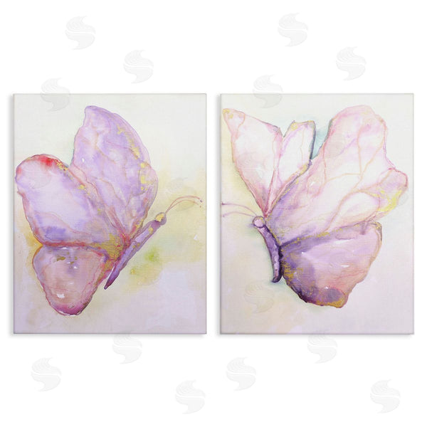 stupell industries Leticia Herrera | Girls Glam Butterfly Wings