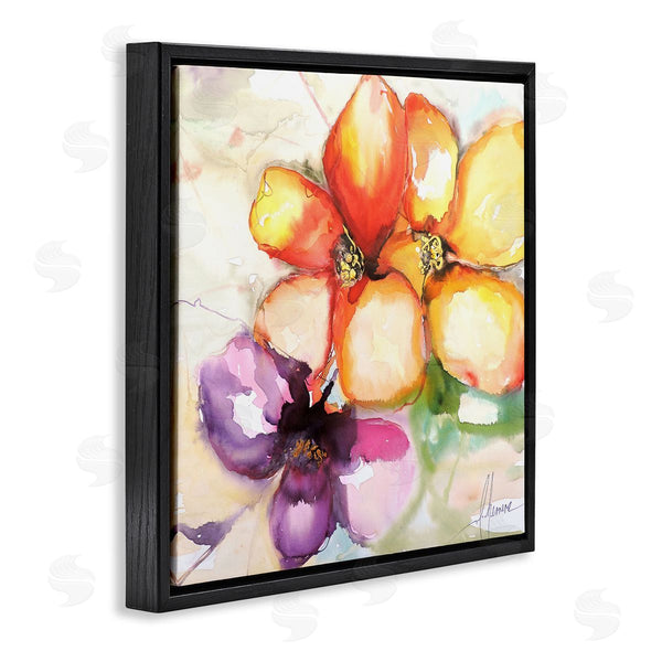 Stupell Industries Leticia Herrera | Warm Abstract Orange Flowers