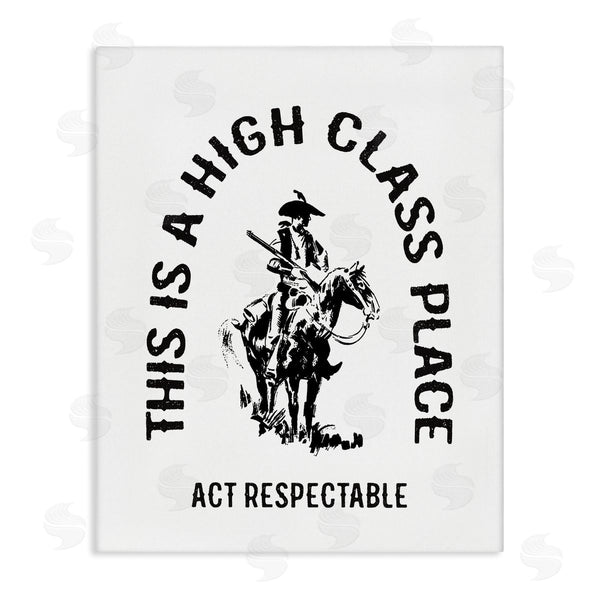 stupell industries Lettered and Lined | Act Respectable Cowboy