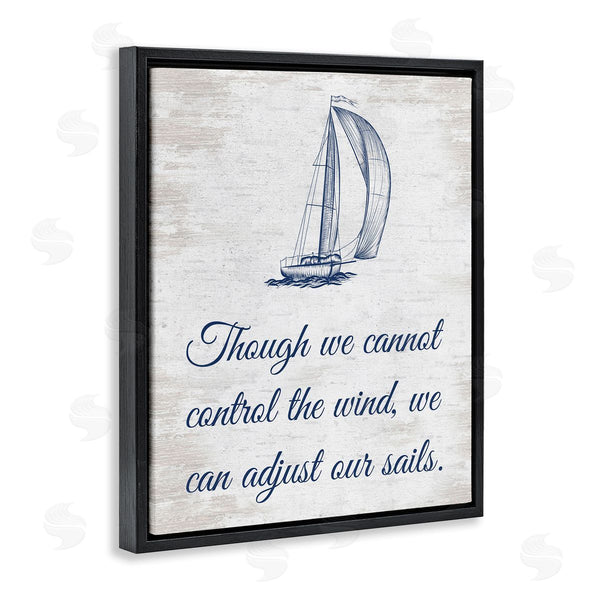 Stupell Industries Lettered And Lined | Adjust Our Sails